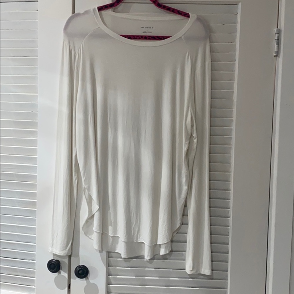 long sleeve shirt - white Halogen